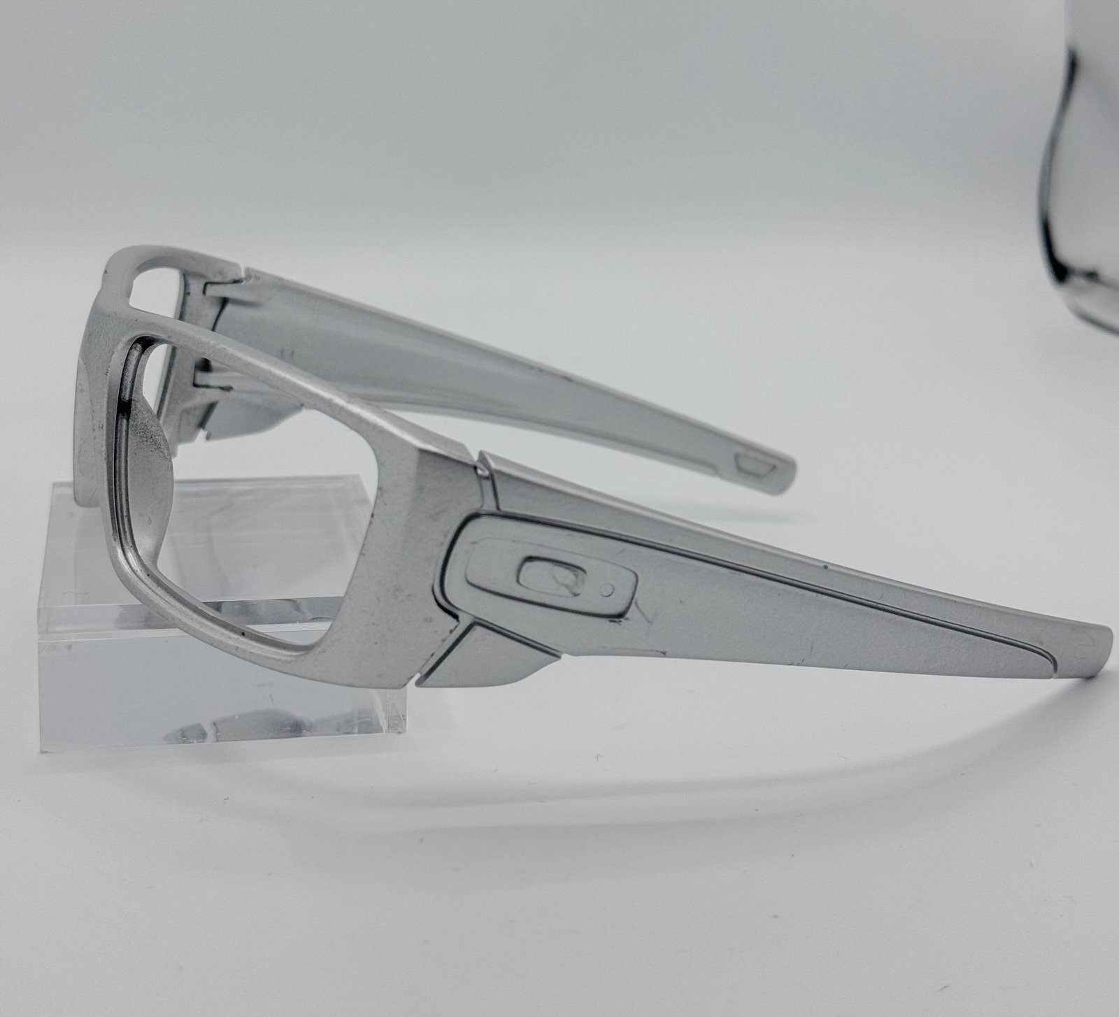 Oakley Fuel Cell X-Silver Replacement Frame Only Authentic with Red Icon