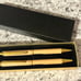 Staedtler Ball Point Pen & Pencil Set In Original Case USA Vintage NOS Wood