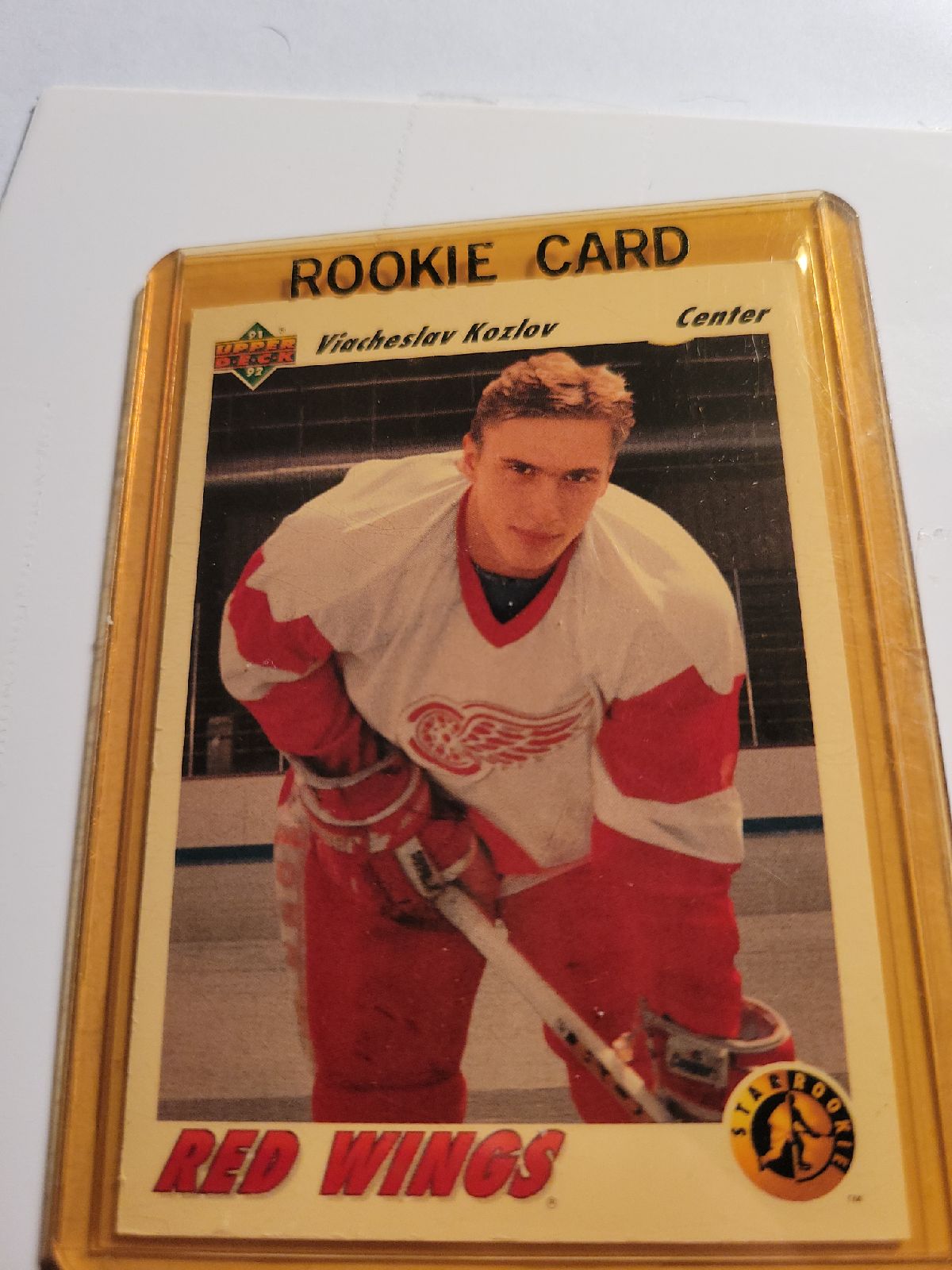 1991-1992 upper deck Viacheslav Kozlov star rookie #462