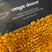 Yellow Gold chenille noodle rug set