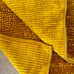 Yellow Gold chenille noodle rug set