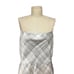 Vince Hazy Plaid Cowl Neck Slip Dress in Powder Blue Gray Size 8