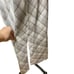 Vince Hazy Plaid Cowl Neck Slip Dress in Powder Blue Gray Size 8