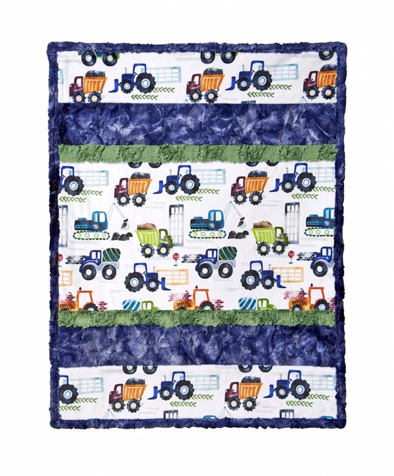 BACKING INCLUDED! COMPLETE Cuddle Minky quilt kit Nailed It! Bambino Cuddle Ki
