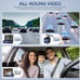 3 Channel Dash Cam Front and Rear Inside