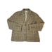 Vintage L.L. Bean Womens Large Petite Wool Herringbone Equestrian Blazer Jacket