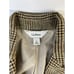 Vintage L.L. Bean Womens Large Petite Wool Herringbone Equestrian Blazer Jacket