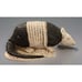 Vintage✨Chalkware Armadillo Coin Bank, Lone Star, Made In Mexico, Minor Flaws
