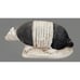 Vintage✨Chalkware Armadillo Coin Bank, Lone Star, Made In Mexico, Minor Flaws