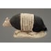 Vintage✨Chalkware Armadillo Coin Bank, Lone Star, Made In Mexico, Minor Flaws