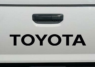 affordable Toyota Tailgate Decal Black 24” Other affordable Toyota Tailgate Decal Black 24” Other
