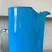 Cased Glass Drink Pitcher and Martini Glass