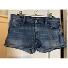 Citizens Of Humanity Blue Jean Shorts Size 31 Made In USA 5 Pockets EUC