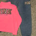 VS PINK vintage tiger neon half zip pullover jogger pants outfit set