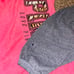 VS PINK vintage tiger neon half zip pullover jogger pants outfit set