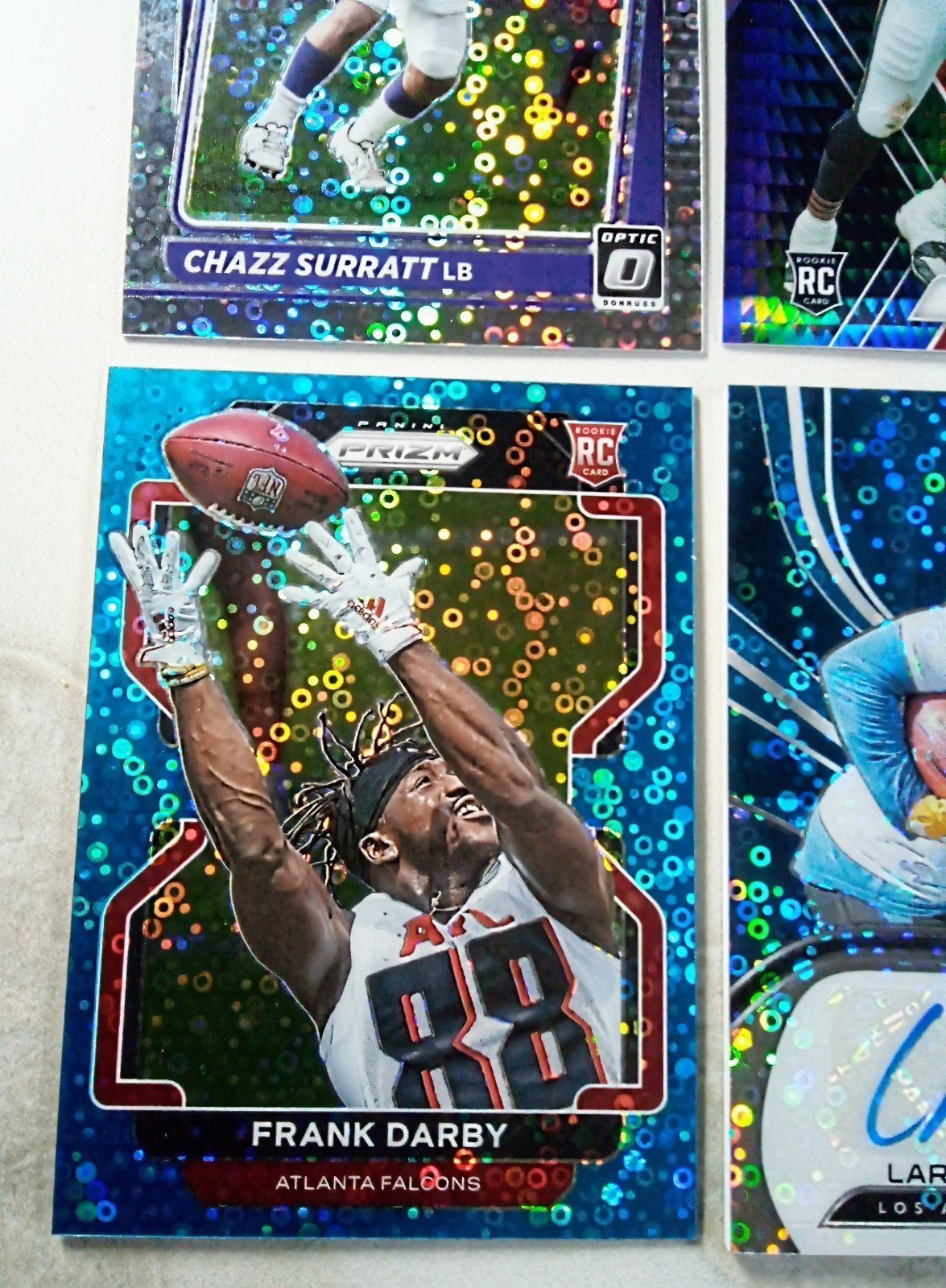 Serial Numbered Panini NFL Trading Card lot 10 ct