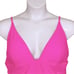 J.Crew Deep V-neck French One-Piece Swimsuit Pink 24 NEW
