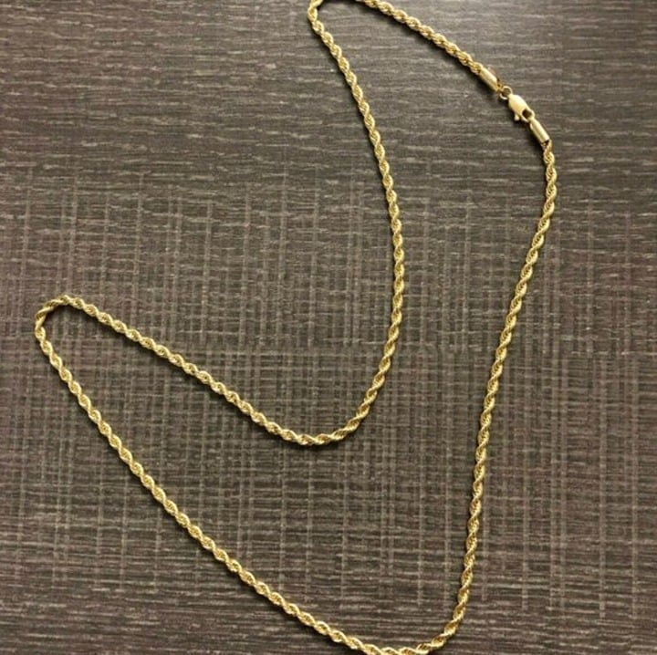 Sale! 14kt Italian gold chain 24 brand new