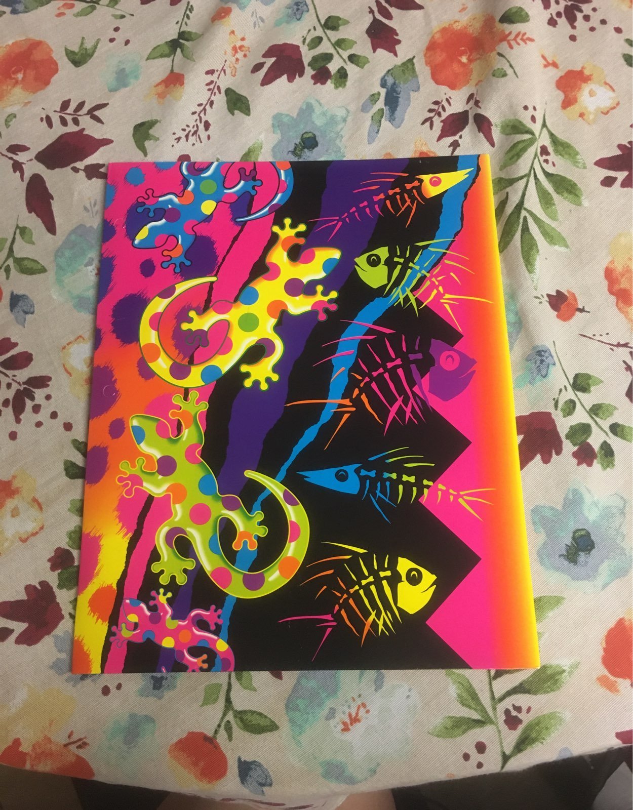 ULTRA RARE LisaFrank Gecko folders