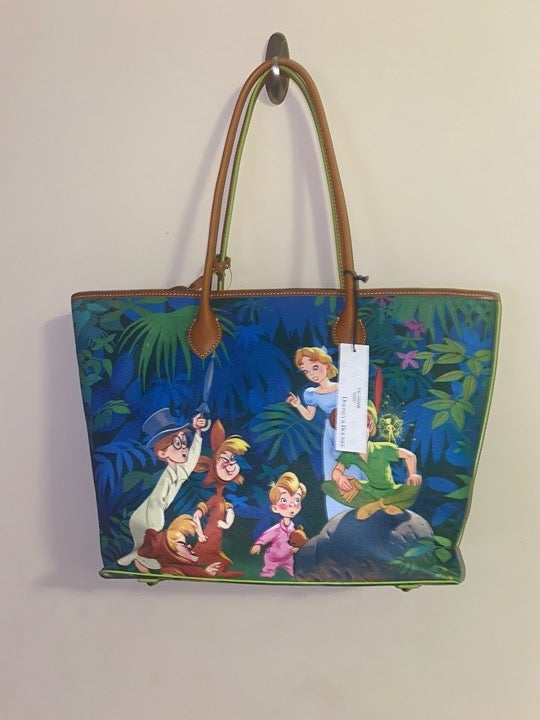 Disney Peter Pan Dooney & Bourke Leather Handbag Tote Purse NWT WDW