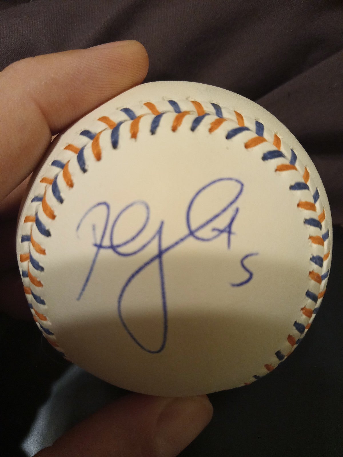 Signed baseball
