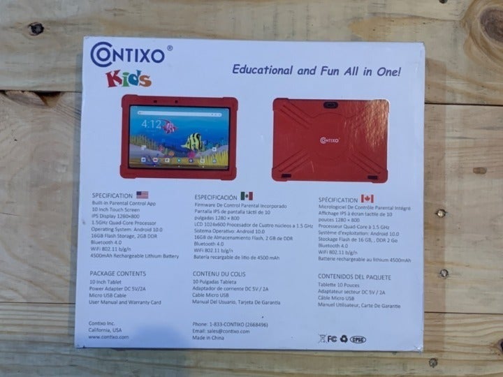 Contixo 10 inch selling kids tablet 2gb ram 16gb wi-fi android 10 tablet K101a-Red