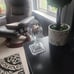 2 Crystal Bohemian Paper weights