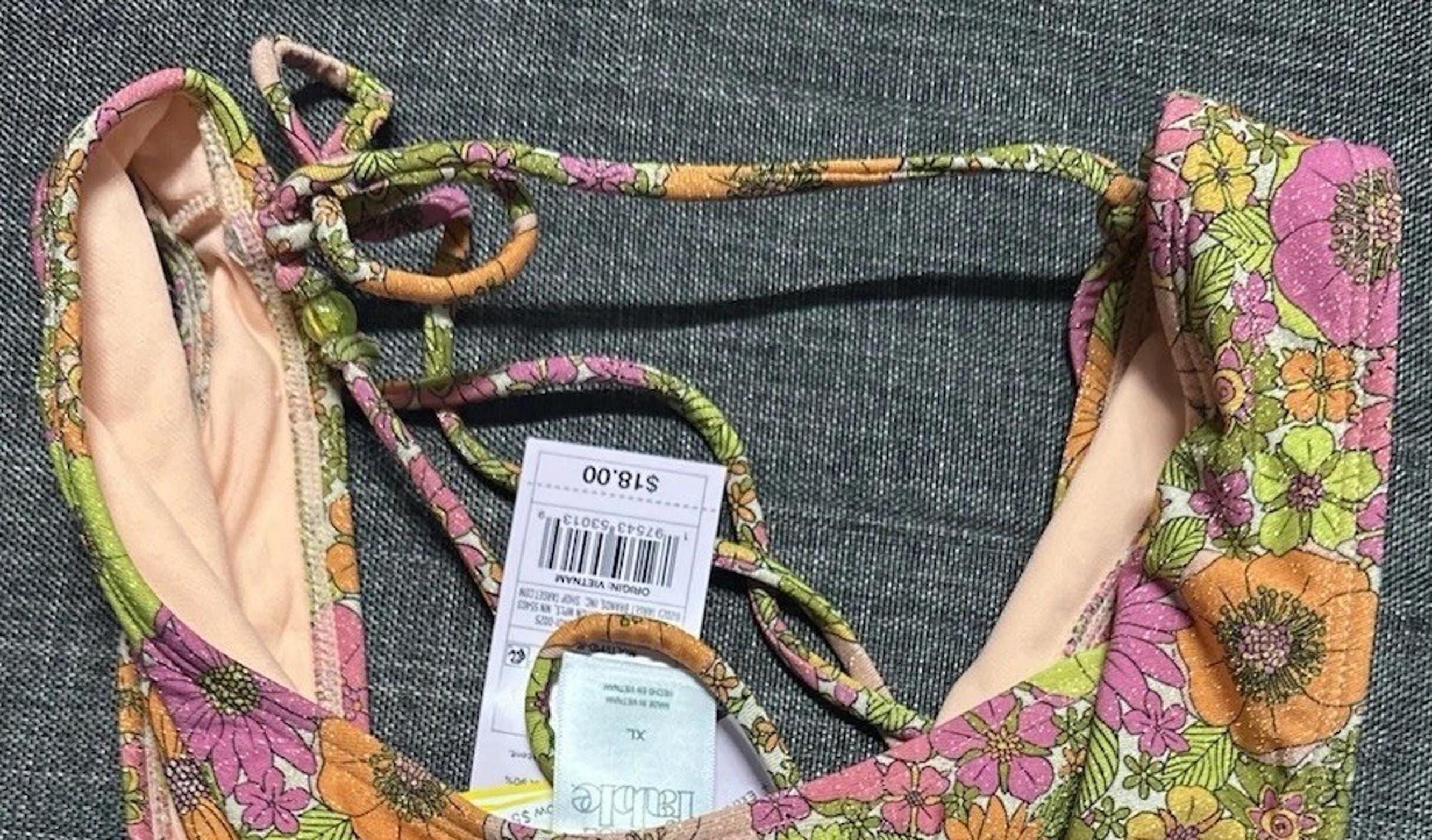 Wild Fable Floral Bikini Bottom XL