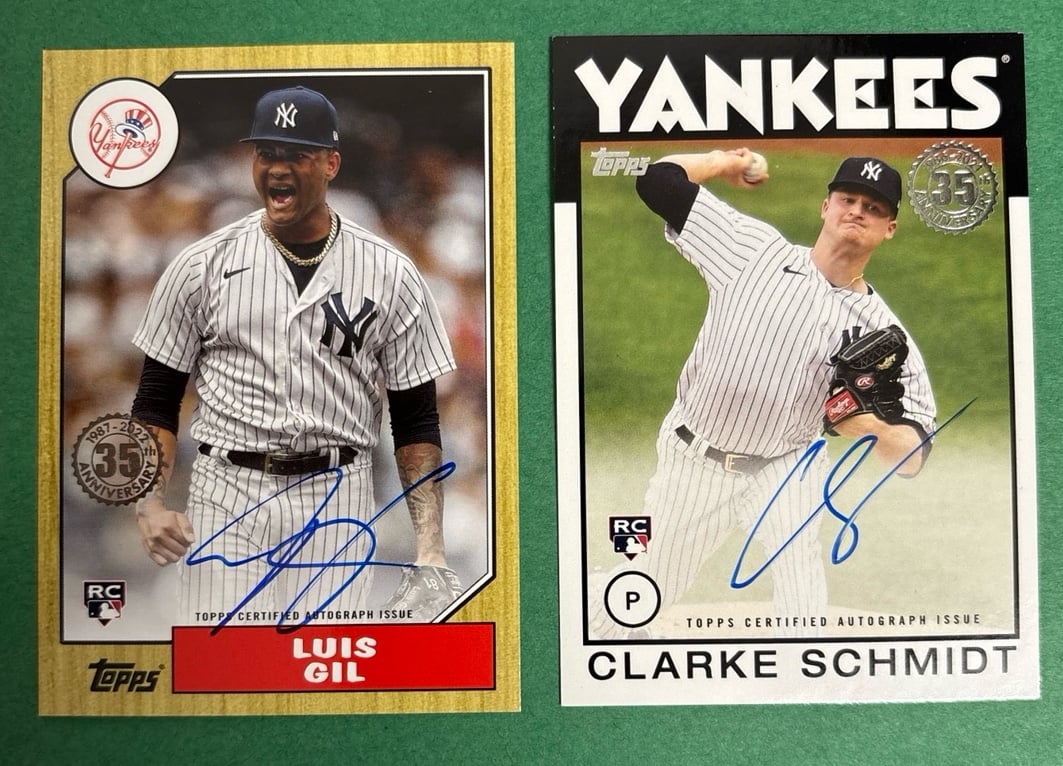 New York Yankee Luis Gil Rookie Auto Lot
