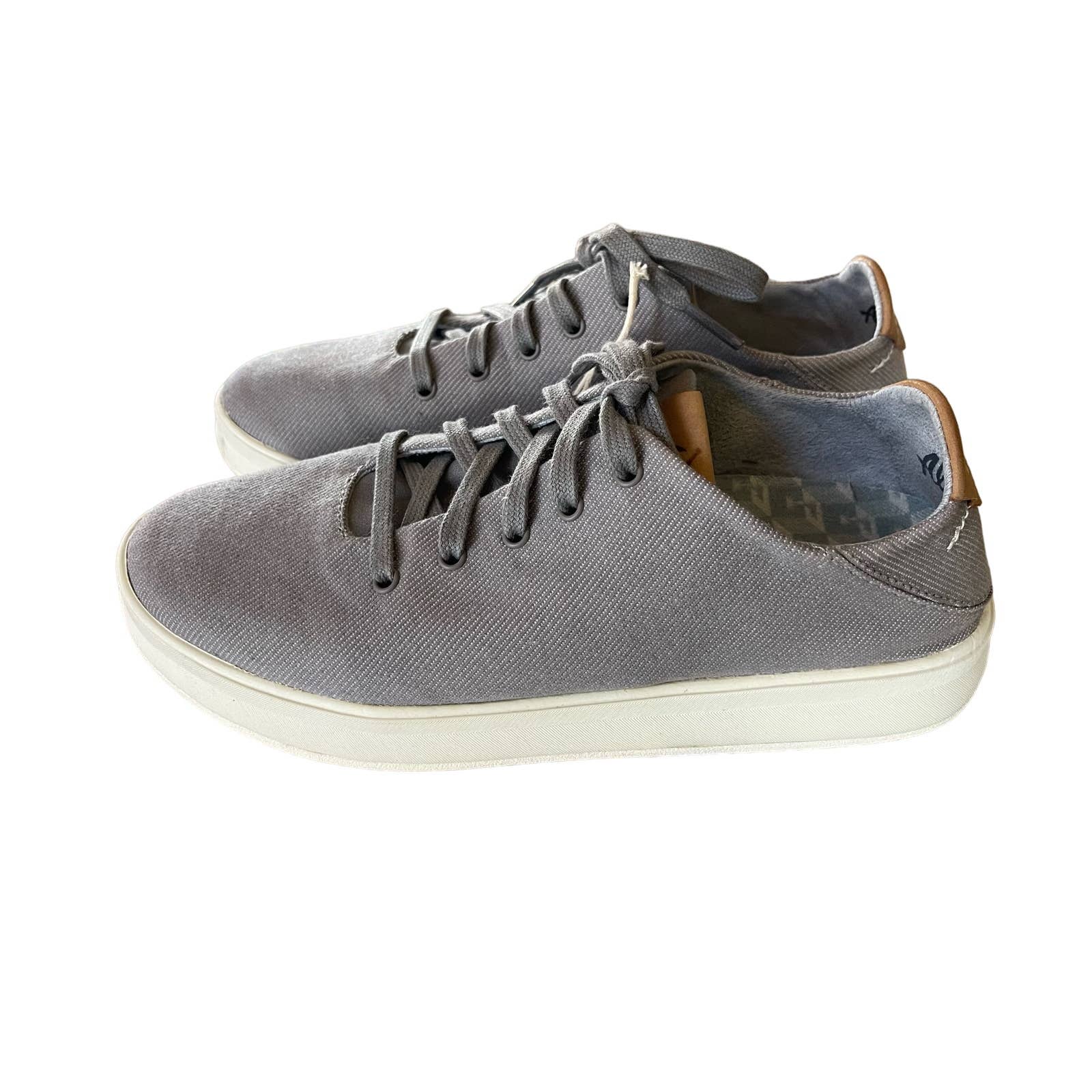 OLUKAI Ki'ihele Li Sneaker Fog Casual Slip On Size 6