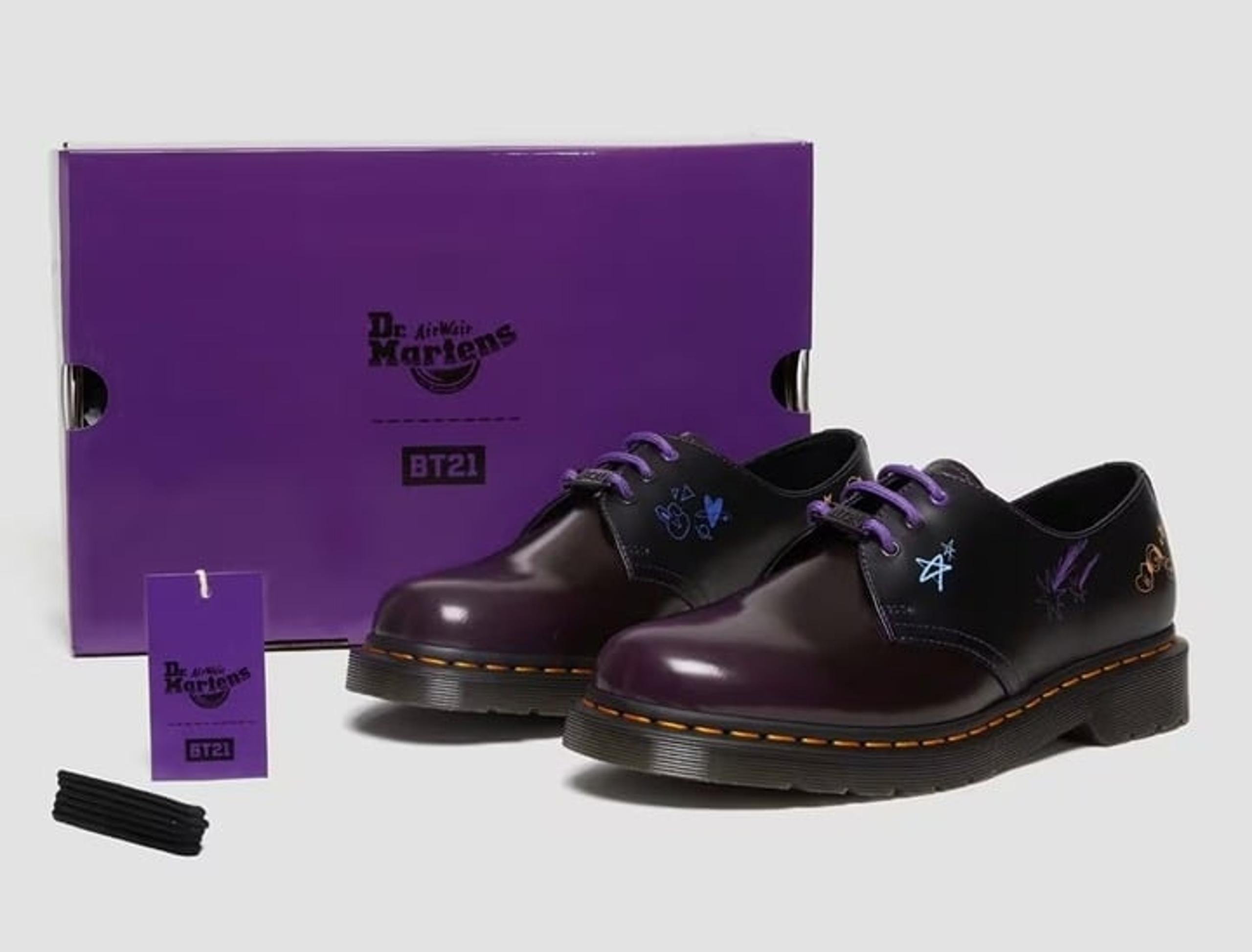 BT21 Dr. Martens Oxford Leather 1461 Size US6