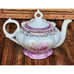 MUSICAL TEAPOT ~ Lefton Musical Teapot ~ Rose Pattern ~ Porcelain Teapot w/ Lid