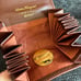 Salvatore Ferragamo Brown Card Case