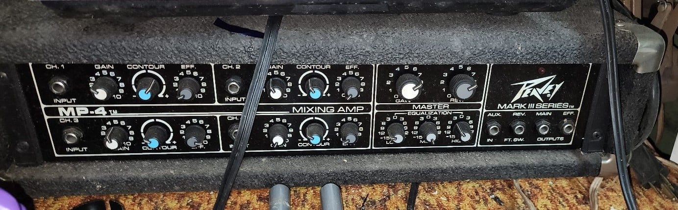 Peavy MP4 Mixer Amp. Mark III series