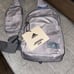 NWT, Adidas gray/ blue stone sling bag.