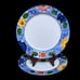 Set of 2 Himark “Indigo” 10 5/8” Dinner Plates Vintage