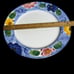 Set of 2 Himark “Indigo” 10 5/8” Dinner Plates Vintage