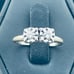 Antique 1/3 carat tdw Engagement ring, 14 karat, yellow and white gold