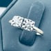 Antique 1/3 carat tdw Engagement ring, 14 karat, yellow and white gold