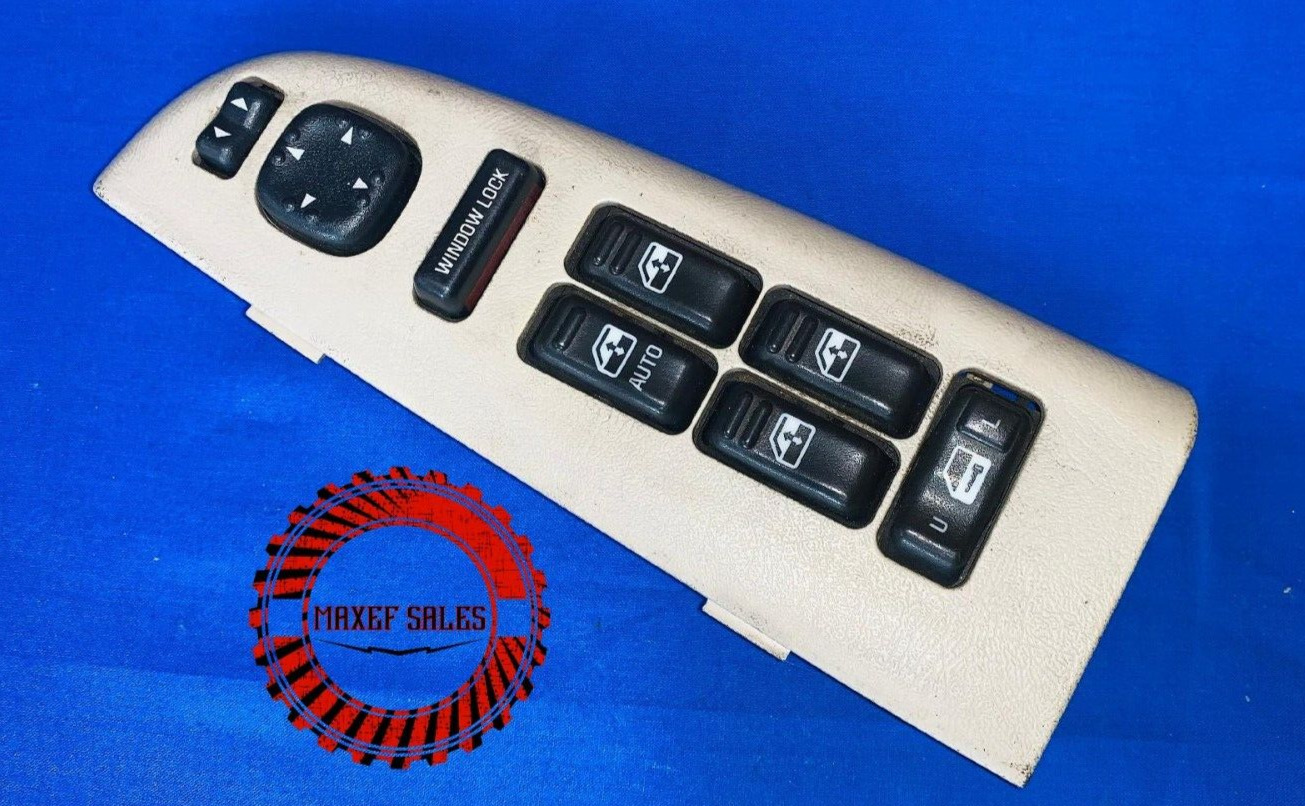 OEM 00-02 Chevrolet Silverado Avalanche Suburban Tahoe Master Window Switch -TAN