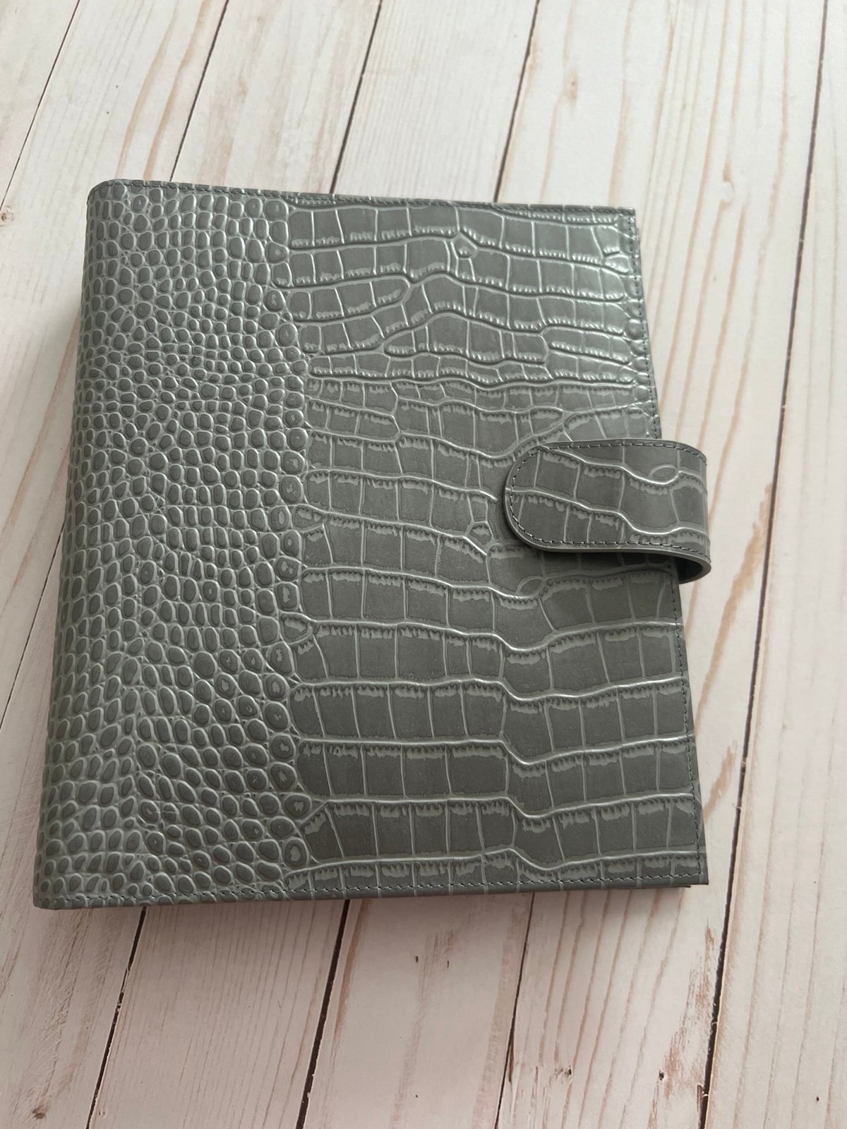 A5 Moterm Croc Gray Planner