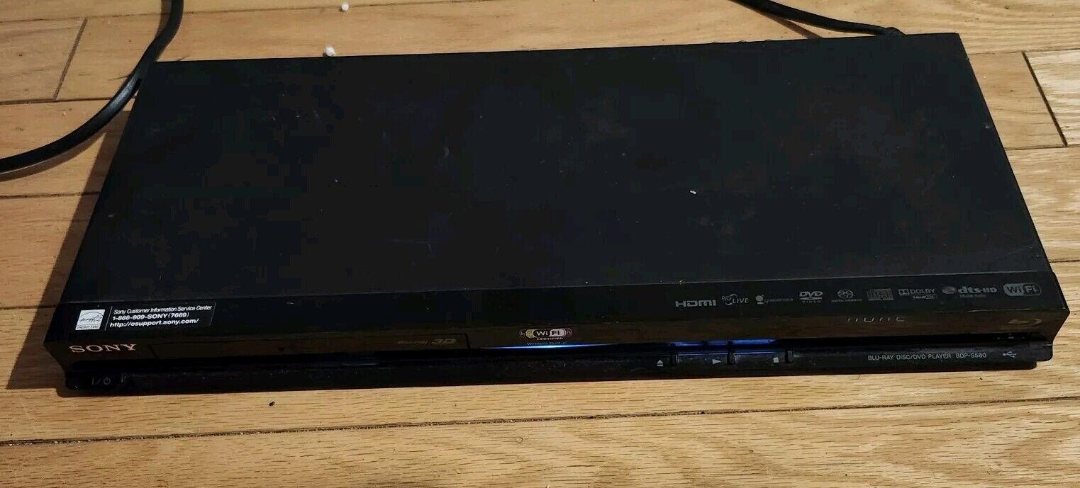 Sony BDP-BX58 1080P 3D Blu-Ray Disc/DVD Player Wifi USB NO REMOTE
