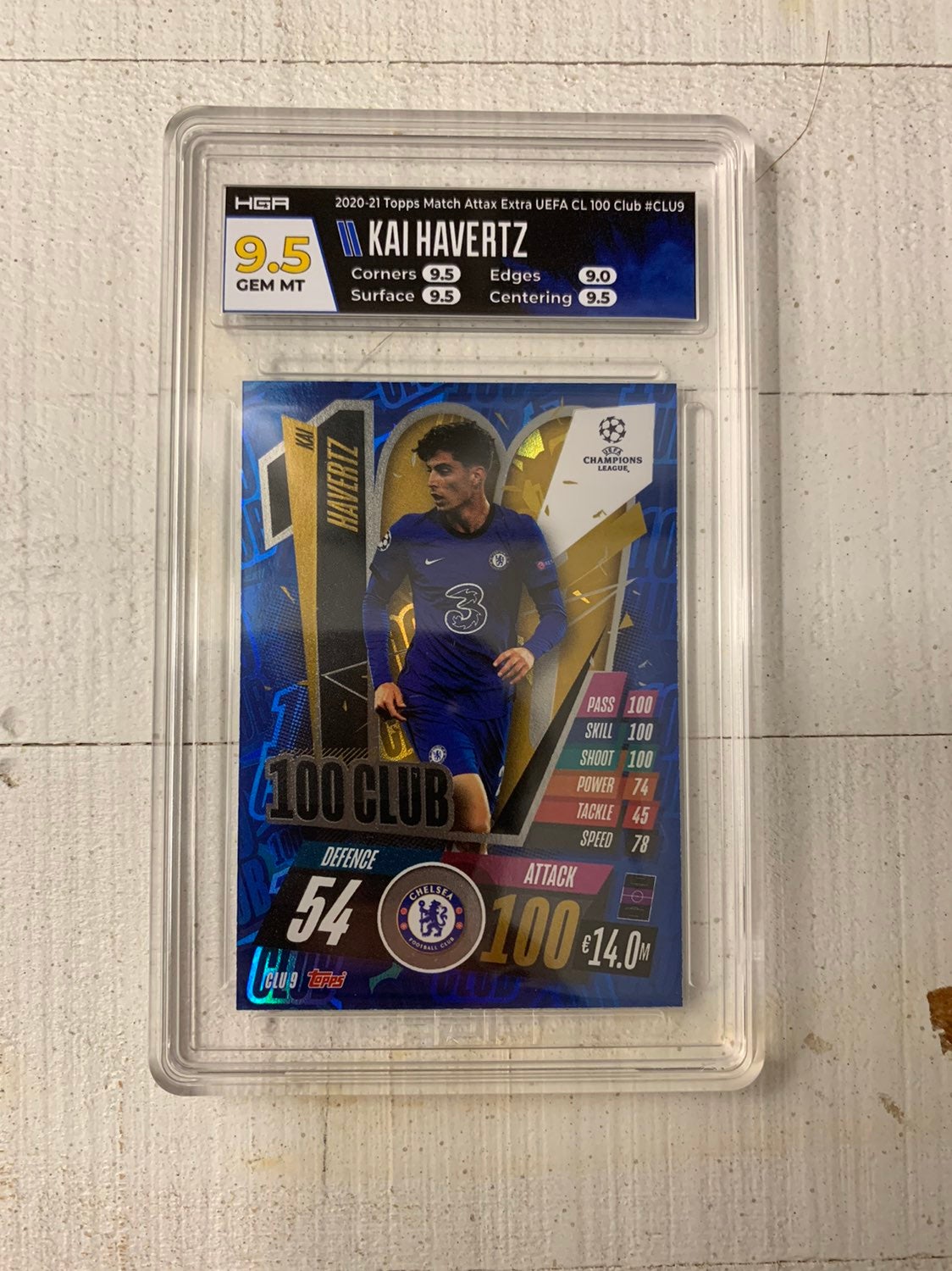 Kai Havertz 100 Club HGA 9.5 Gem Mint