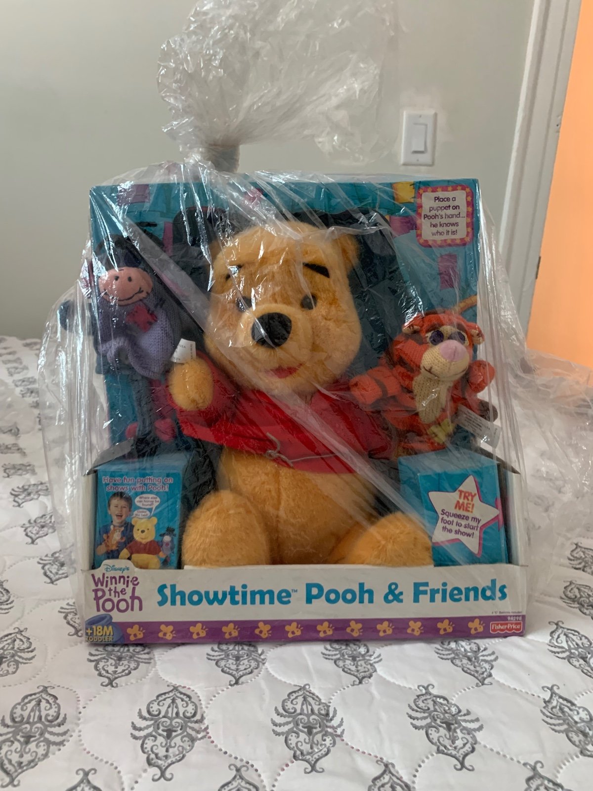Vintage Fisher Price Winnie the Pooh Showtime Pooh and Friends Doll