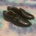 Salvatore Ferragamo Men’s Black Monk Strap Shoes Size 10.5 Made In Italy