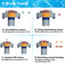 In-ground Pool Immersion Alarm With in-home Remote Receiver Solar Power For Kids