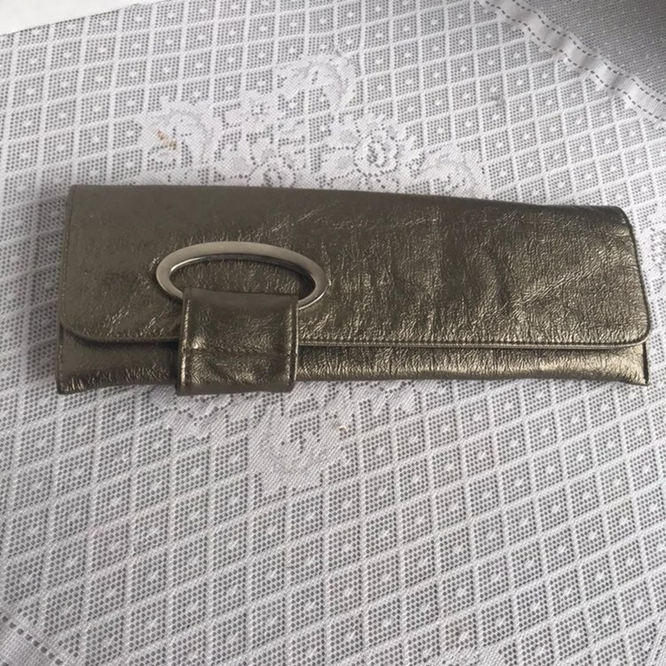 Big Buddha Silver Clutch Purse