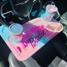 Backwood Barbie car tray set