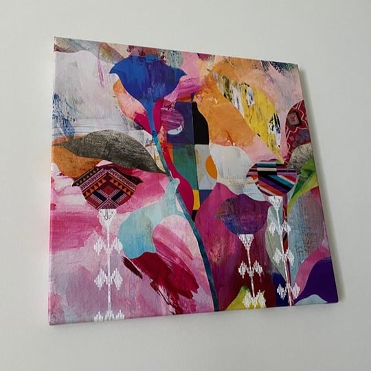 Leave Dem Alone Floral - Canvas Print by Nikki Chu