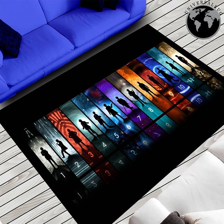Inch 30x18 Dr Who Rug Doctor Who Patterned Rug Doctor Who Minimalist Rug Fantast